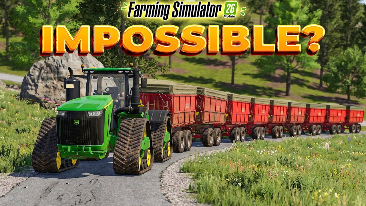 Impossible Test For New John Deere 9RX 830 Tractor! Farming Simulator 26 Mobile 