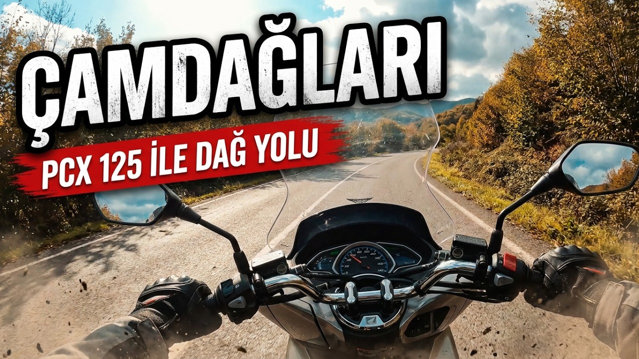 Çamdağları Geçişi • Honda PCX125 ile Dağ Yolu POV