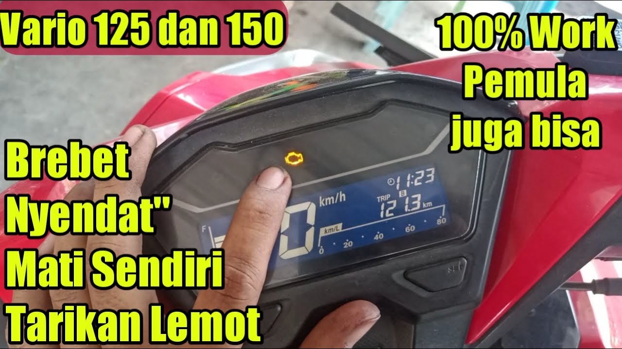 Reset ECM Vario 125 Vario 150 MANUAL MODAL KABEL SAJA CUKUP 100% WORK
