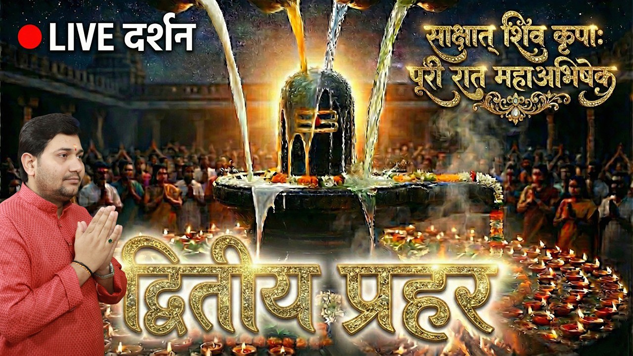 🔴 LIVE Kashi: महाशिवरात्रि किस्मत पलट देंगे ये 4 महा-अभिषेक द्वितीय प्रहर गन्ने के रस से रुद्राभिषेक