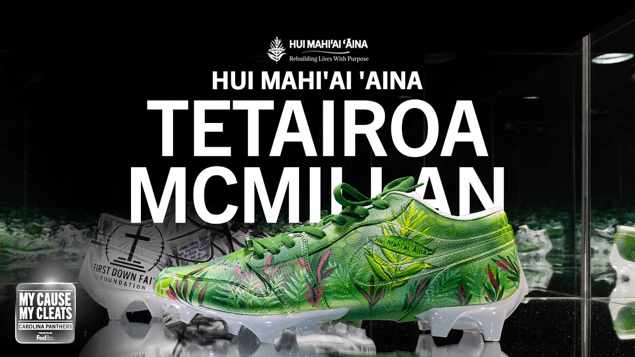 Priced out of Paradise: Tetairoa McMillan’s Hui Mahi‘ai ‘Āina My Cause My Cleats | Carolina Panthers