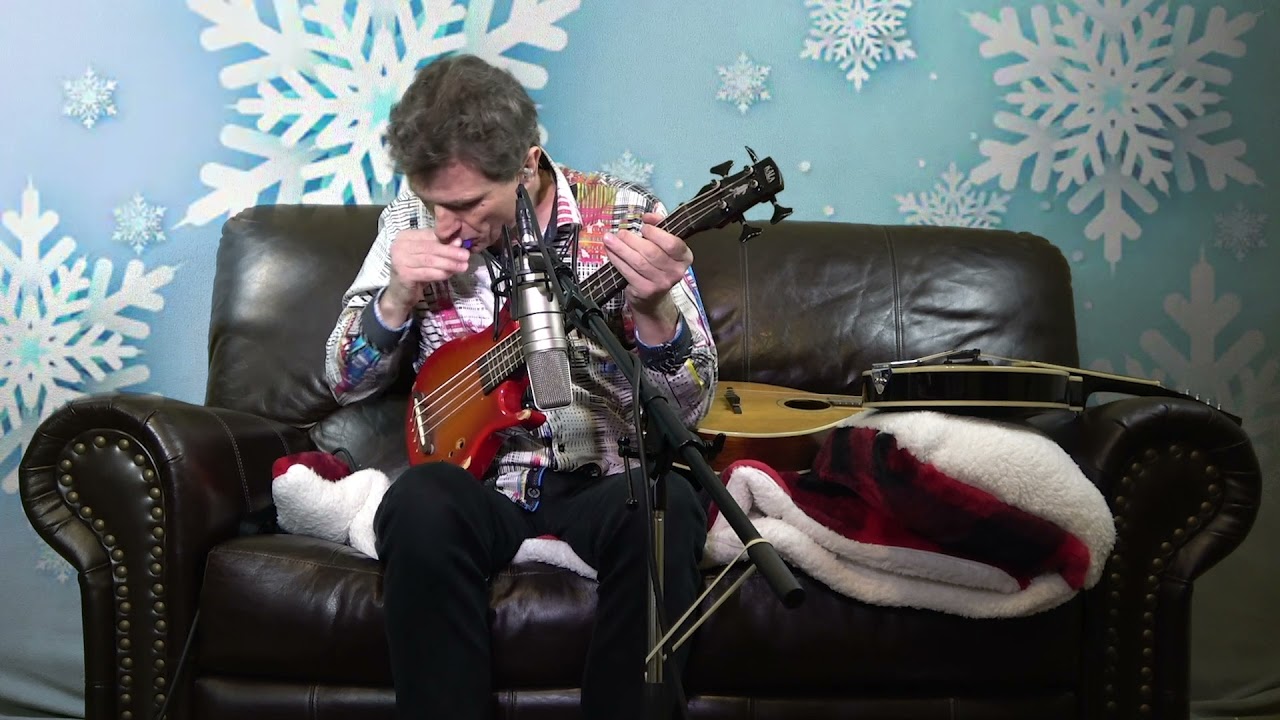 In The Bleak Midwinter performed by Greg Wyard with 2 mandolins, bass and loop pedal