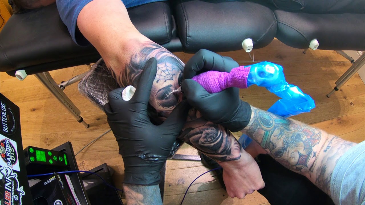DAY OF THE DEAD TATTOO TIMELAPSE