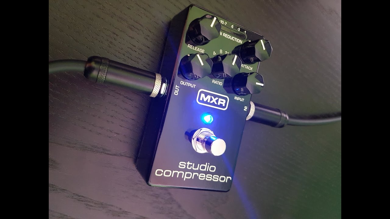MXR STUDIO COMPRESSOR, demo by RICCARDO GIOGGI [ENG sub]