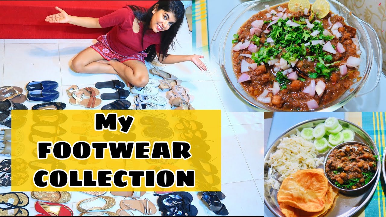 Sharing My Footwear Collection | Punjabi Chole | Weekend Vlog