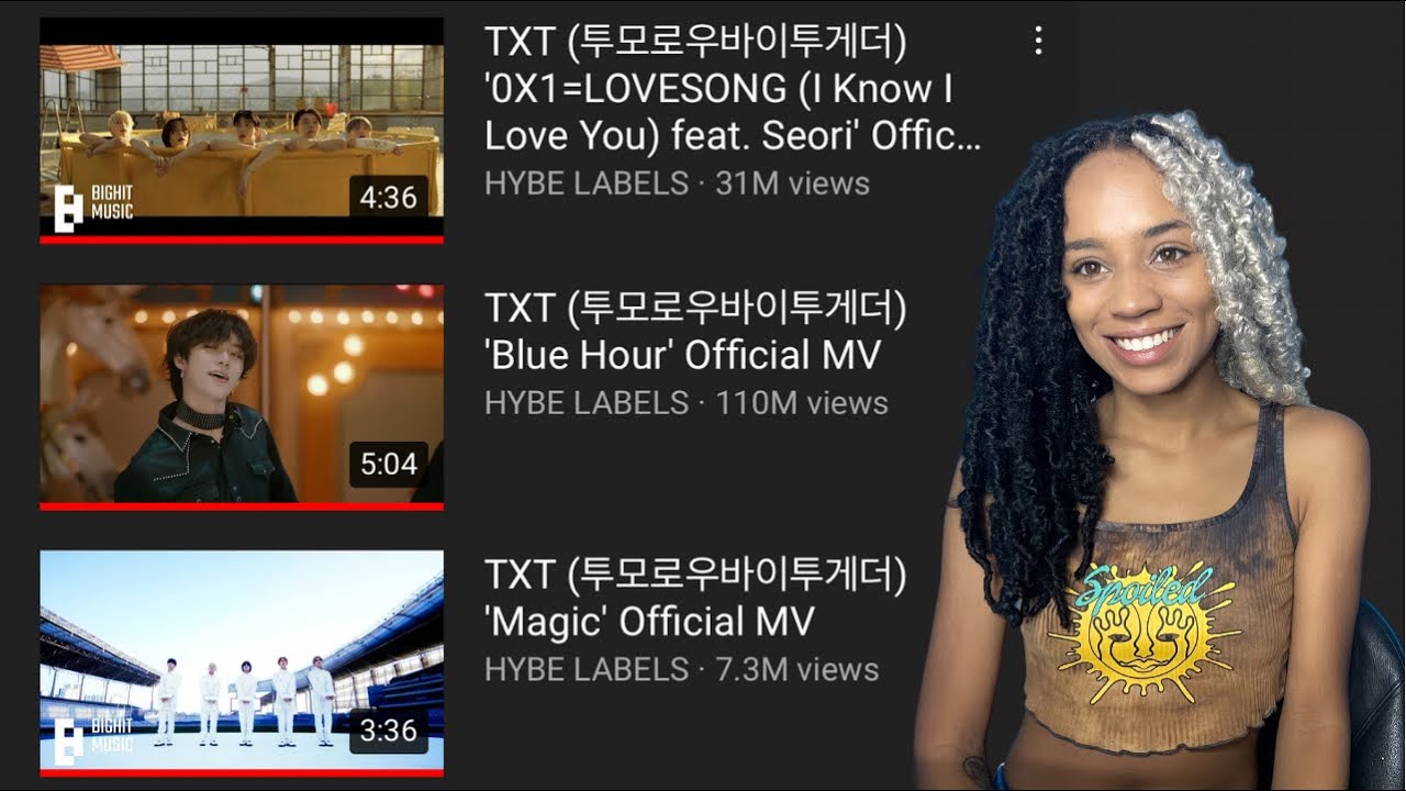 Reacting To TXT For The First Time! | Tianna B