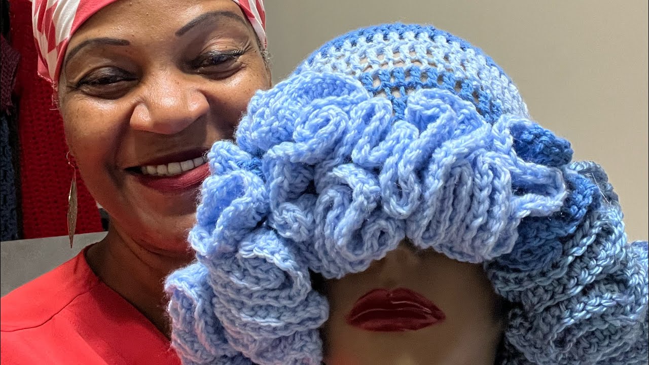 I CAN&rdquo;T STOP MAKING THESE/ CROCHET RUFFLE HATS/ DOYCREATIONS 👍