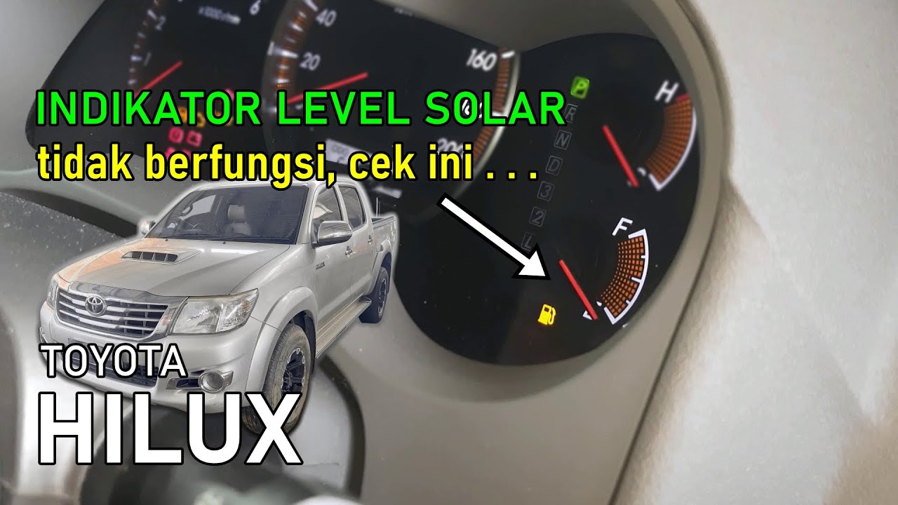 Sensor Pelampung Solar HILUX dan cara pengetesannya...