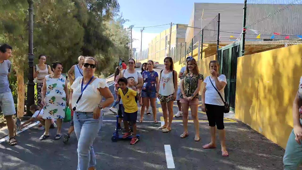 Protesta Comunidad Educativa: Carretera CEIP Morro Jable 29/07/22