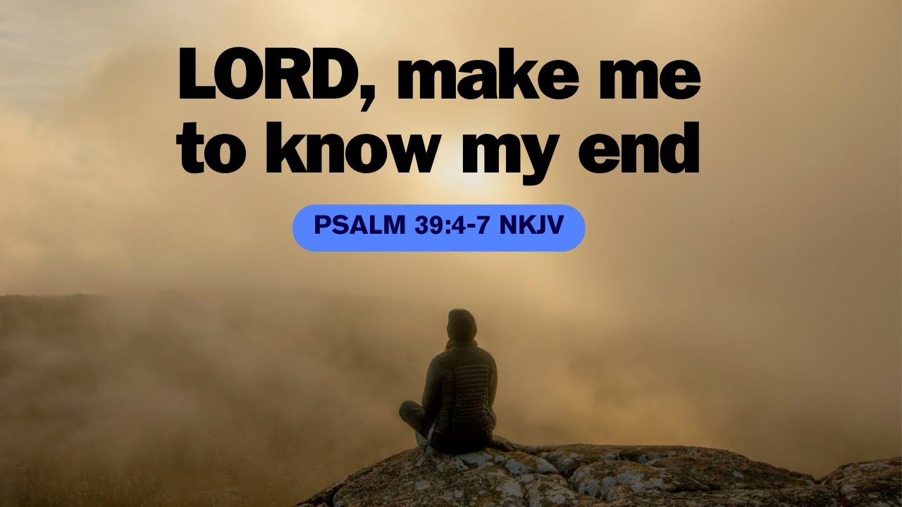 PSALM 39:4-7 | Scripture Prayer Song | Place Your Hope in God | Susan Toh Music