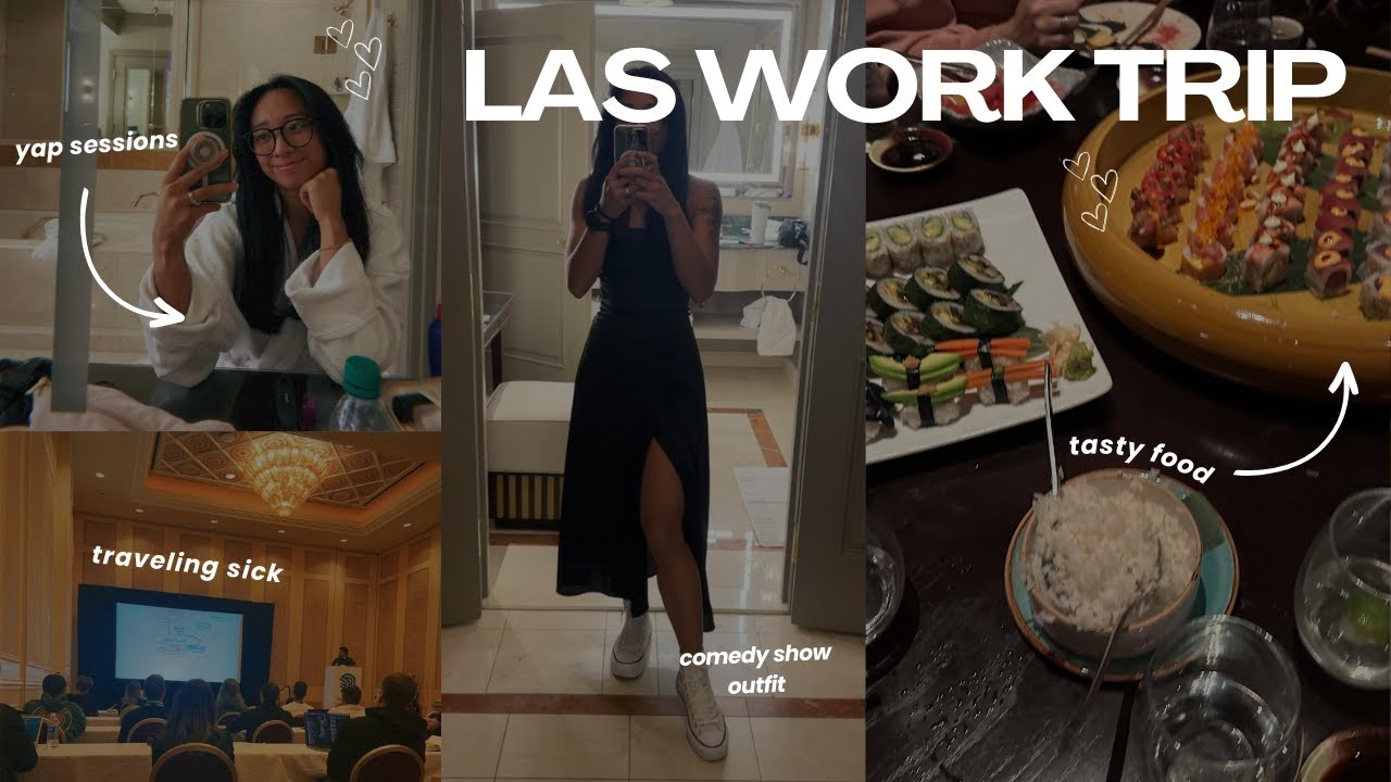 Go to work with me (in Vegas) [yap sesh, traveling sick, tasty food]