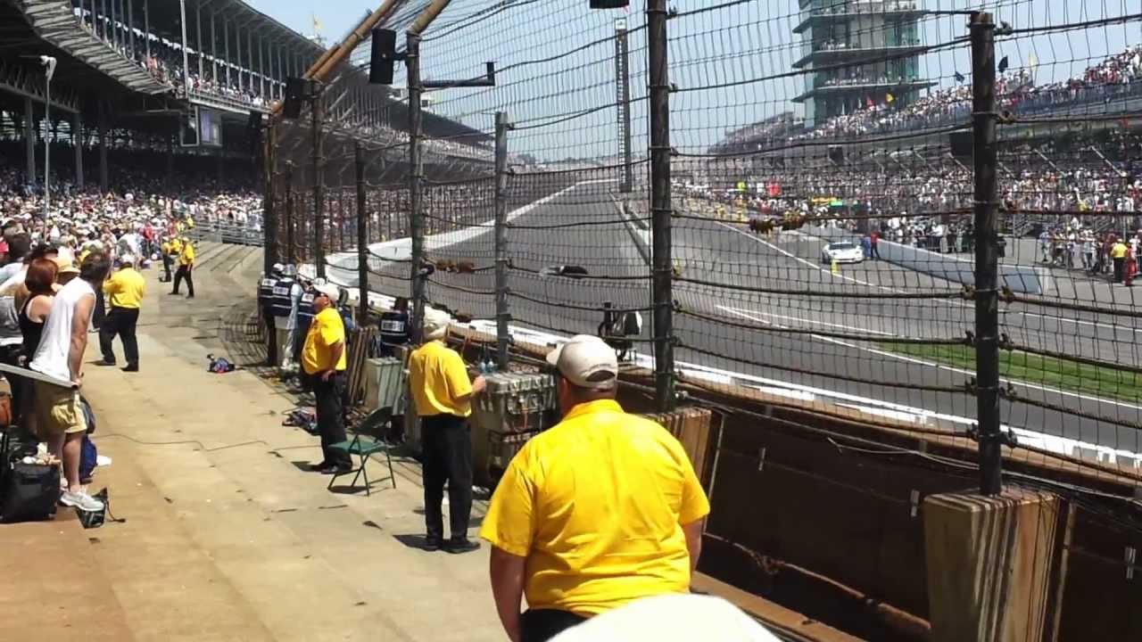2012 Indy 500, First 3 laps from 1st Turn