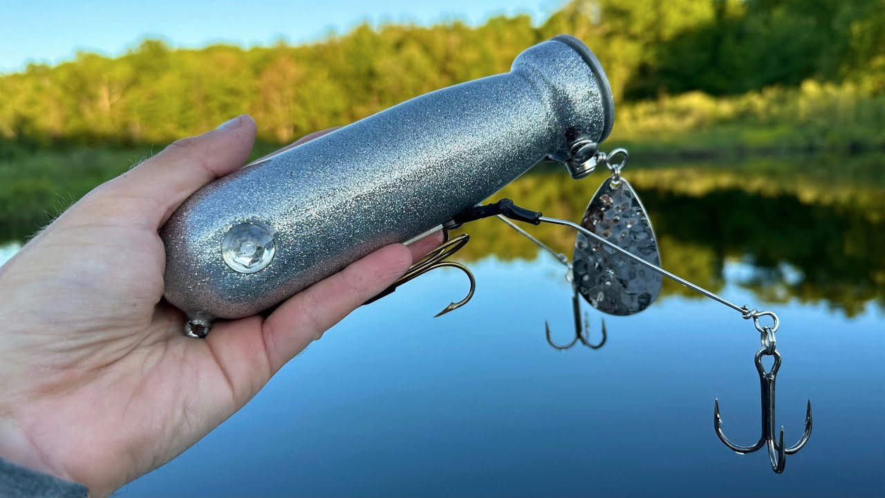 Fishing GIGANTIC LURES for MUSKY!