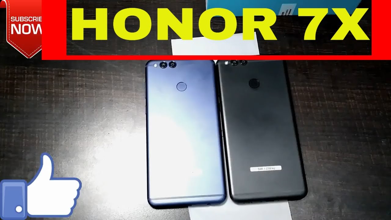 Honor 7x blue vs black | HONOR 7X unboxing BLACK & BLUE And a quick overview
