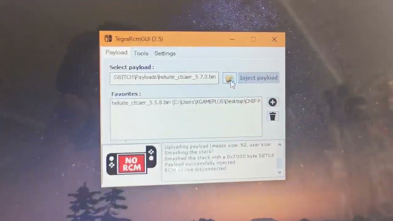 Usar tegrarcm para switch tutorial XGamePlus r&aacute;pido