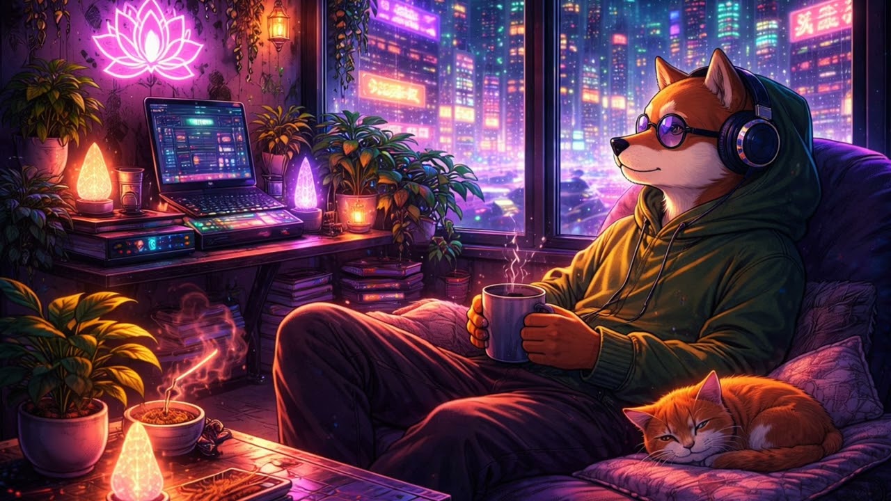 🌌 Neon Soul Sanctum | Deep Urban Lo-Fi Chill Mix