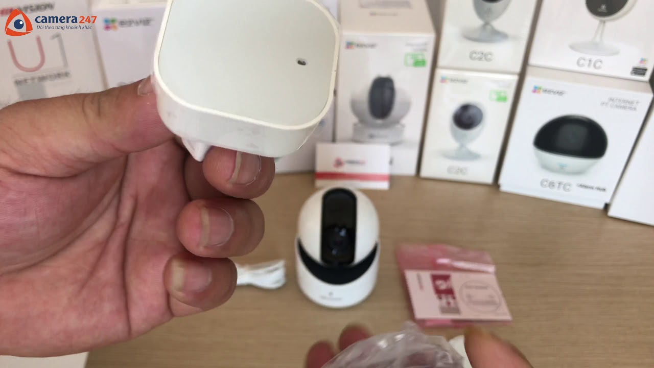 Trên tay nhanh camera wifi đàm thoại 2 chiều HIKVISION DS-2CV2Q21FD-IW