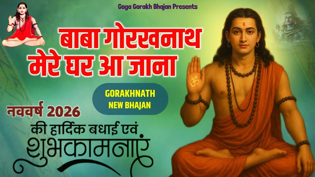 नए साल की शुभकामनाएं ! बाबा गोरखनाथ मेरे घर आ जाना ! Hapyy New Year 2026 ! Gorakhnath New Bhajan