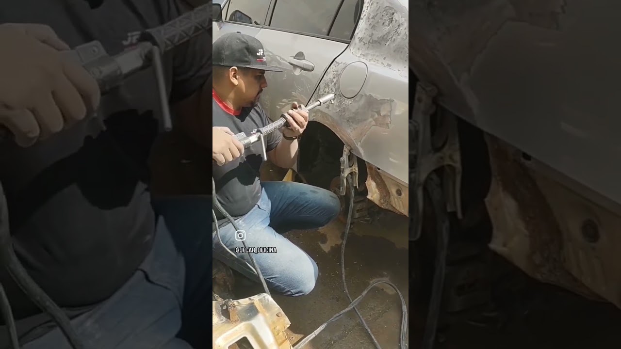 #pintura #funilaria #lanternagem #automobile vamos de funilaria como fazer
