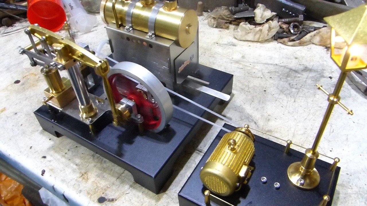 Работа двигателя StirlingKit Retrol Model SE-01