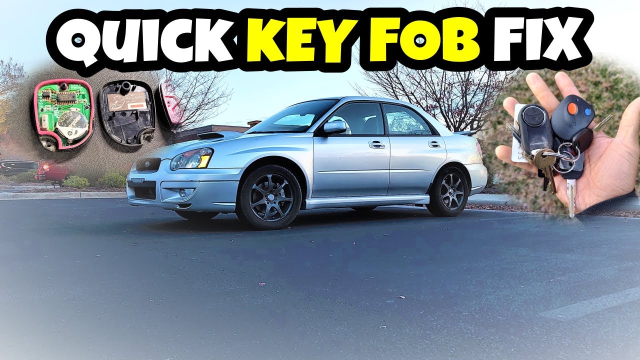 Replacing a Subaru key fob cover - 2004 Impreza WRX