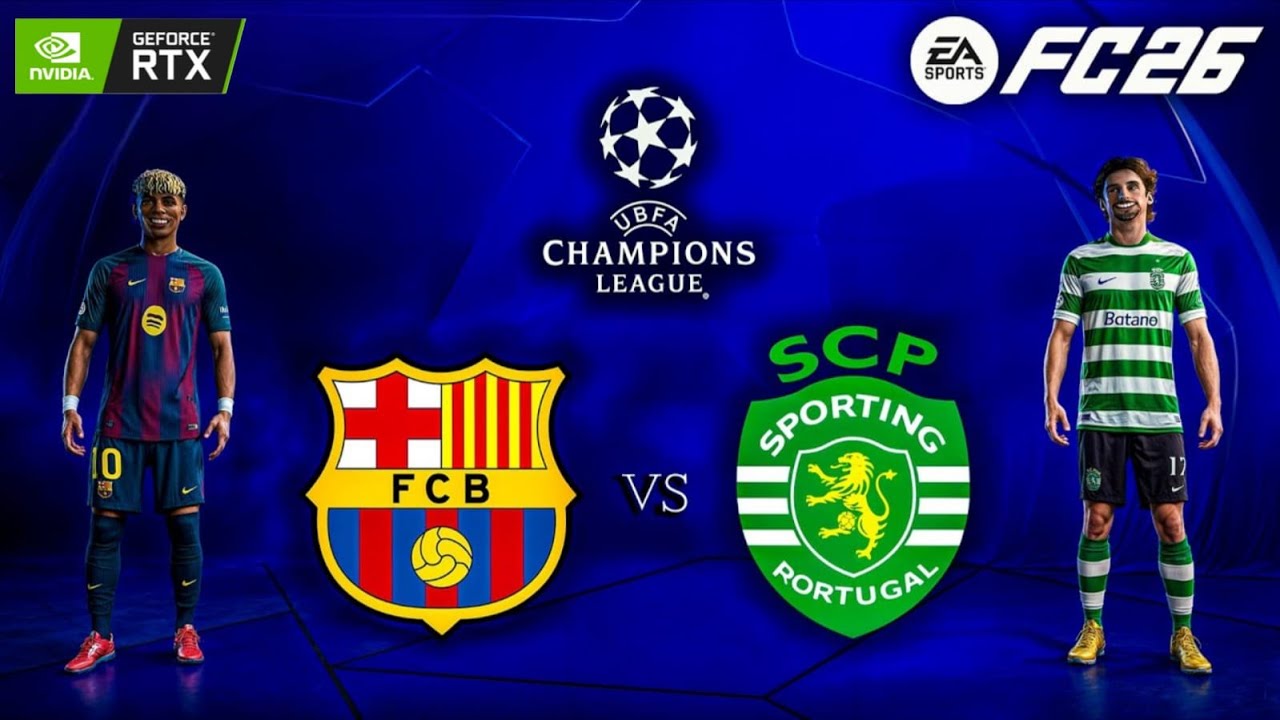 FC 26 - Barcelona vs. Sporting CP - UCL 25/26 Full Match  | PC ™ RTX 3060 12 GB