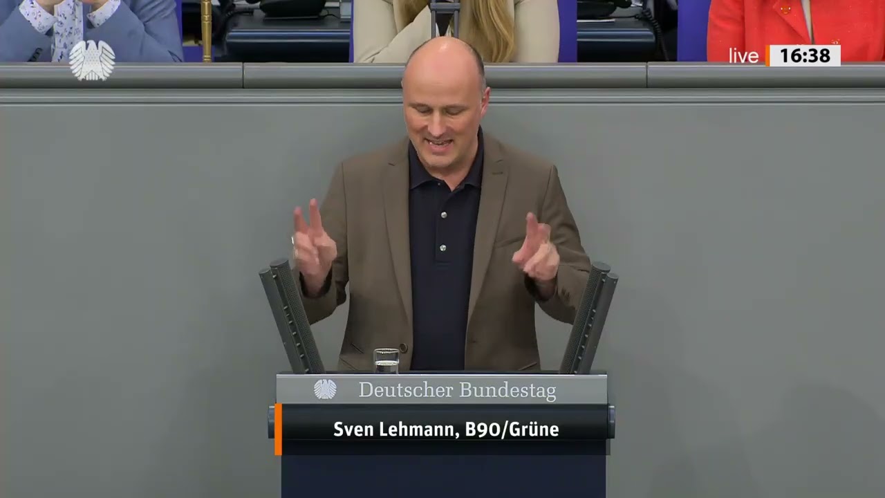 Sven Lehmann (Bündnis 90/Die Grünen) Rede im Bundestag zu KI und dem Öffentlich-Rechtlichen Rundfunk