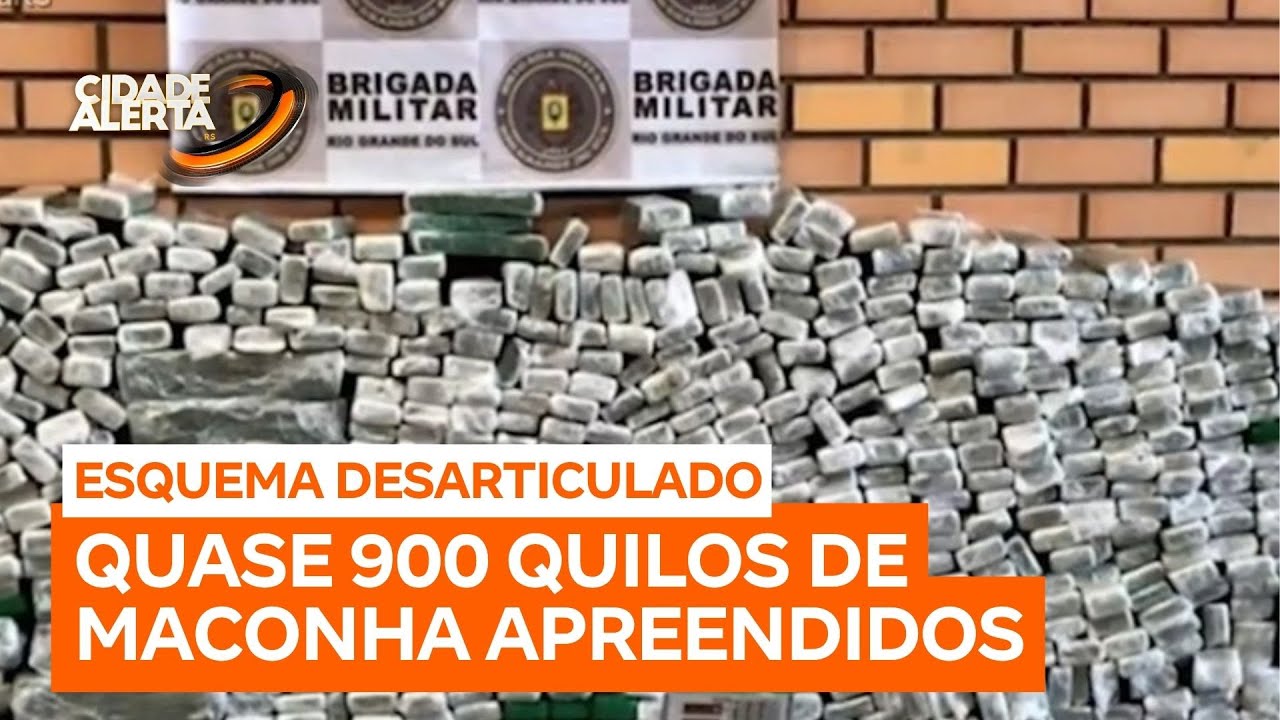 Pol&iacute;cia Civil prende 13 pessoas e apreende 900 quilos de maconha em opera&ccedil;&atilde;o em Porto Alegre (RS)
