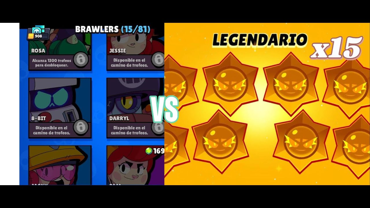 15 STARDROP CAOS VS CUENTA RECIEN CREADA!!! ¿QUÉ TAN BUENOS SON? #brawlstars #viral #shorts