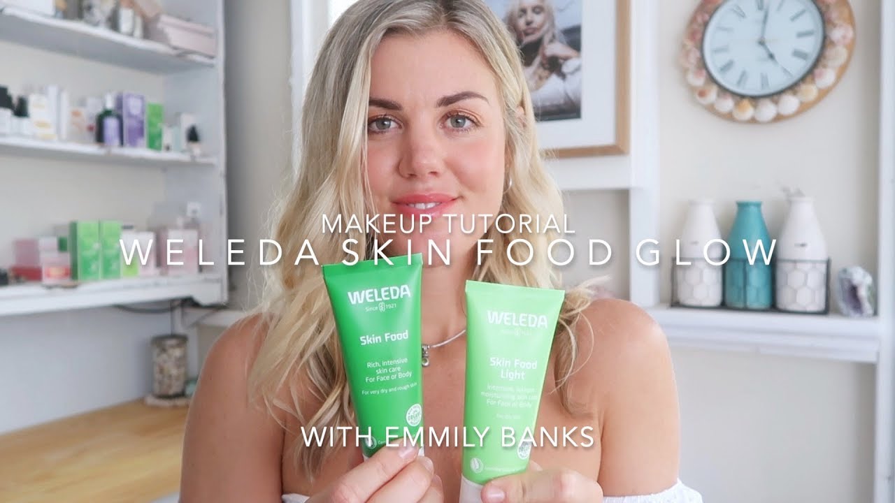 Weleda Skin Food Glow Makeup Tutorial