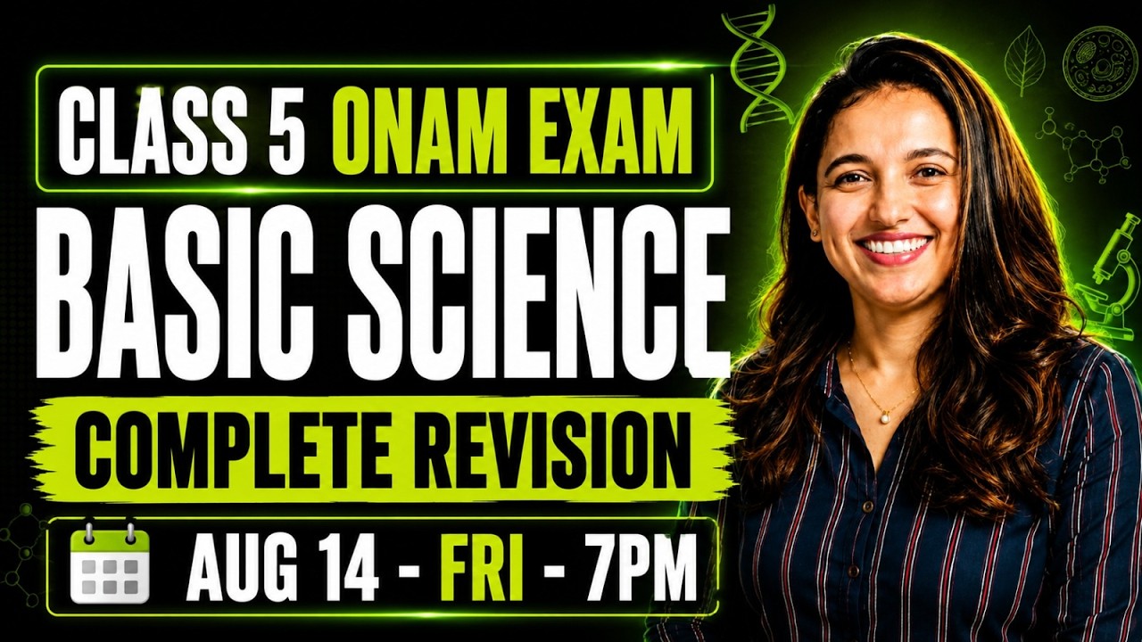 Class 5 Basic Science Onam Exam | Complete Revision | Exam Winner