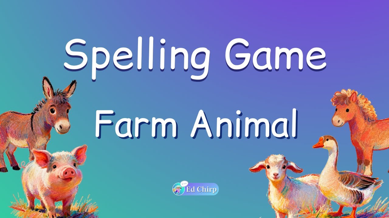 Научитесь писать по буквам названия сельскохозяйственных животных! 🐓 🐮 🫏 #игранаорфографию