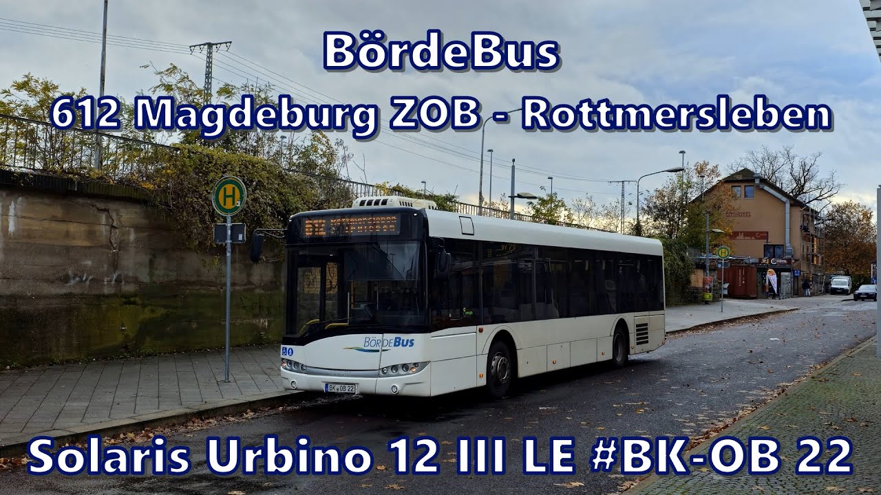 BördeBus - Linie 612, Solaris Urbino 12 III LE #BK-OB 22