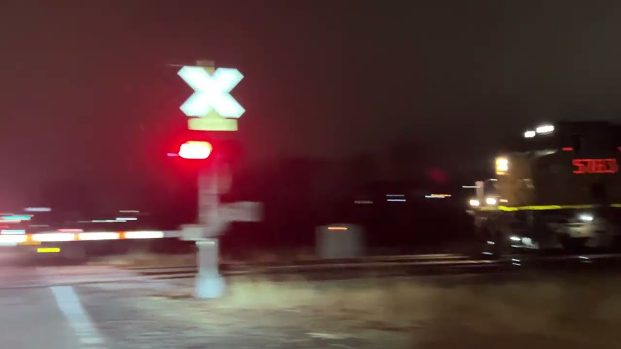 UP 5783 Manifest Train w/ 6 Engines East, 192nd St. Railroad Crossing, Elkhorn Omaha NE