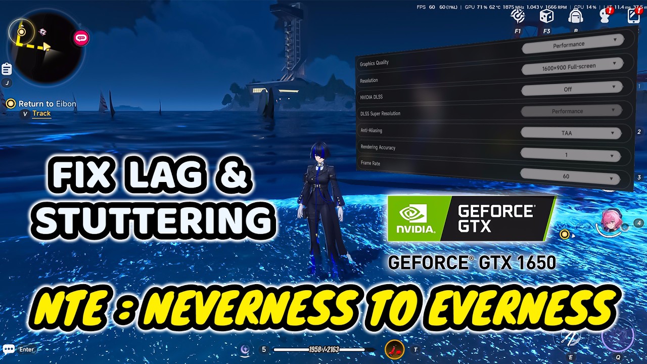 [HINDI] Fix NTE Lag & Stuttering FAST! 🔥 | Best Settings for GTX 1650 (Neverness to Everness)