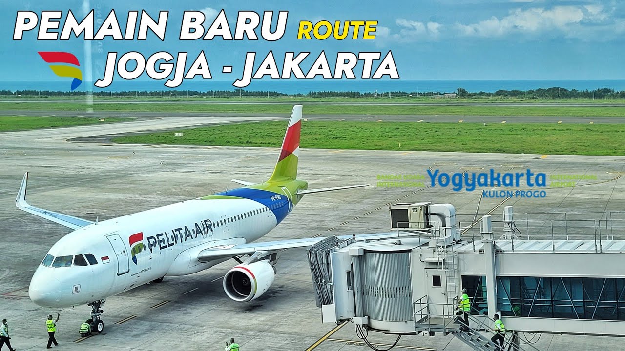 FIRST EXPERIENCE | Baru Coba Naik Pesawat Pelita Air rute baru Yogyakarta - Jakarta IP-241