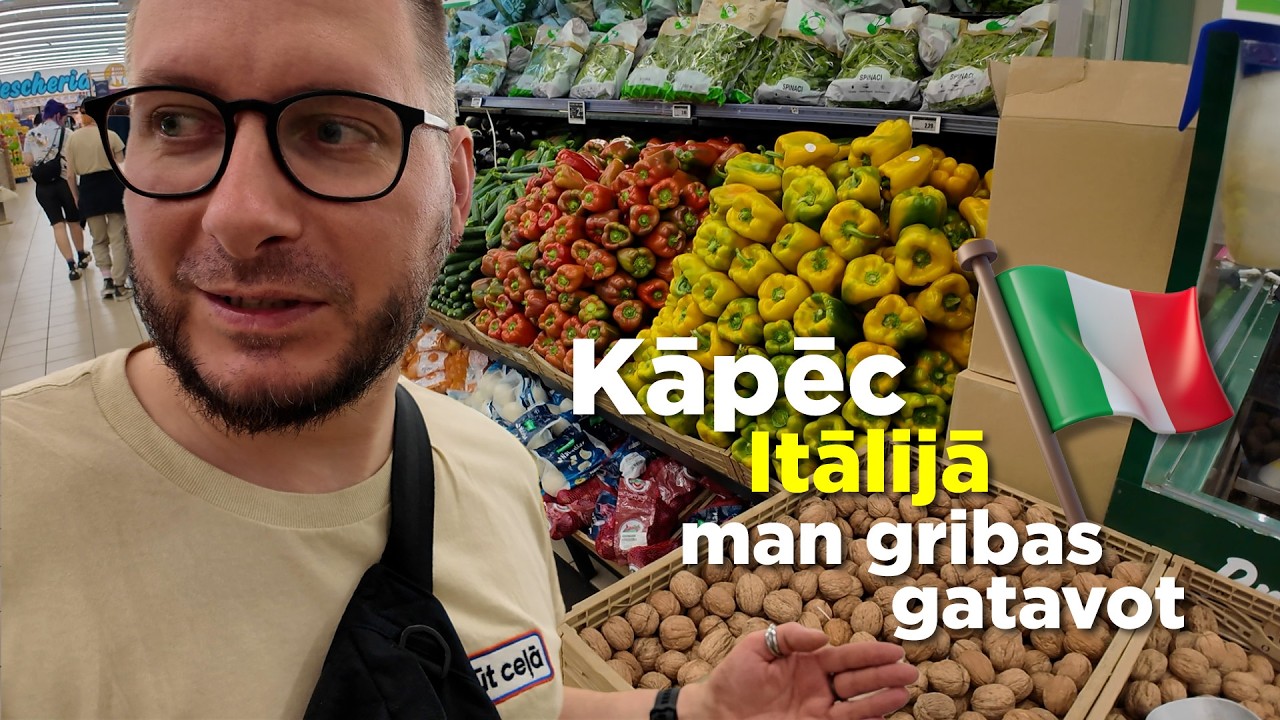 Kāpēc pārtika Itālijā ir tik lēta? Ģimenes brīvdienas Itālijā 1. sērija