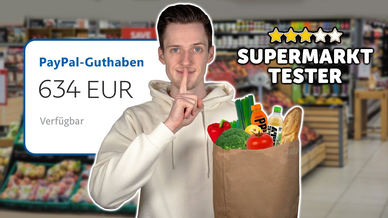 REICH werden als SUPERMARKT TESTER 🛒