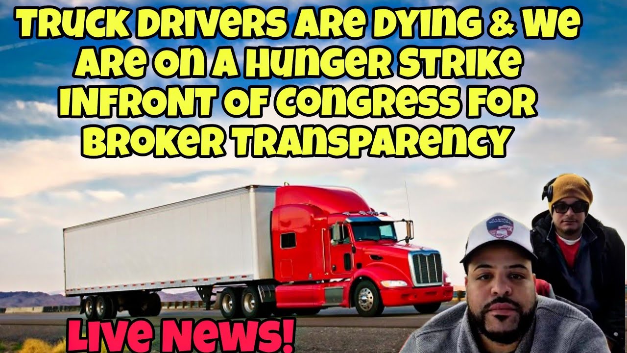 Truck Drivers On 4th Day With No Food To Fight Broker Transparency In Washington D.C 🤯