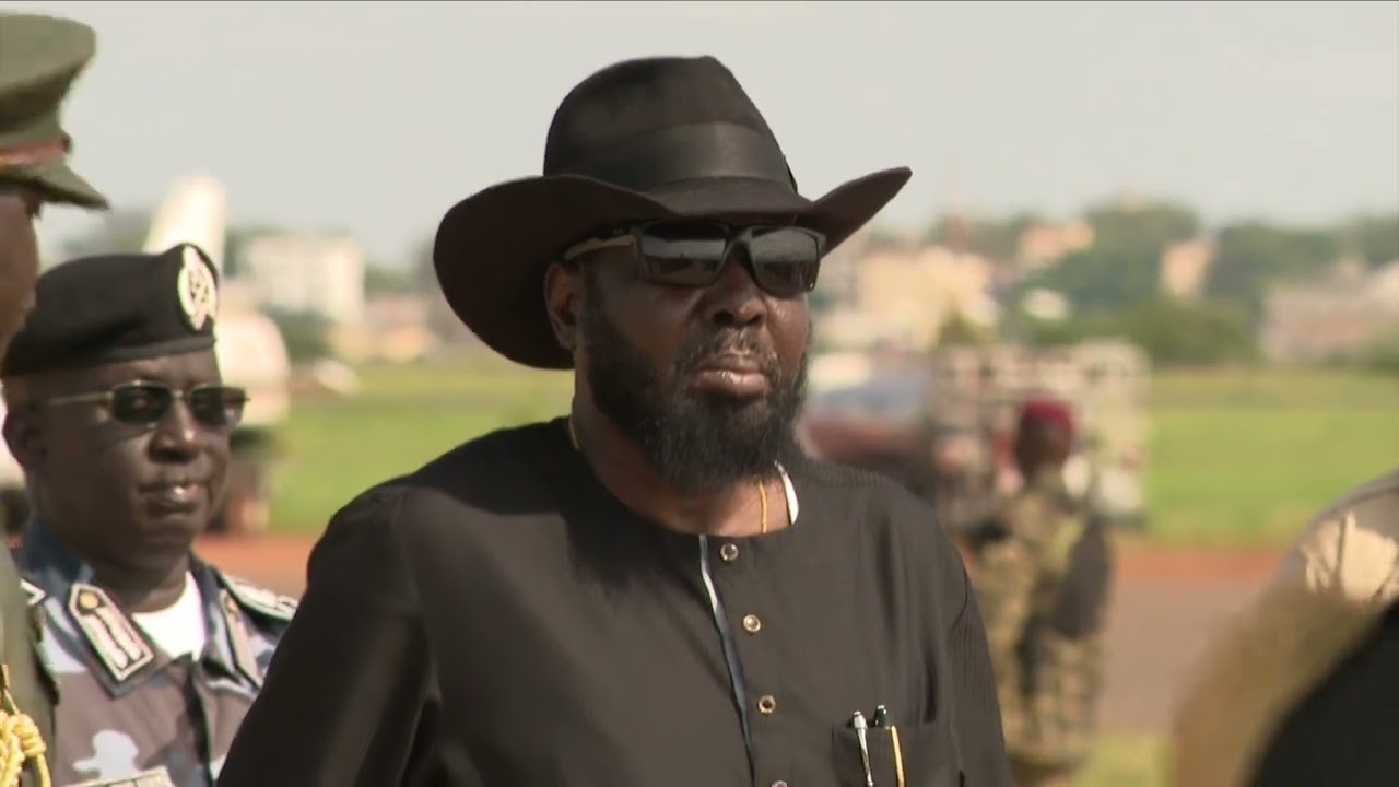 President Salva Kiir Paying Tribute to the late General Martin Malual Arop on 26/10/2024