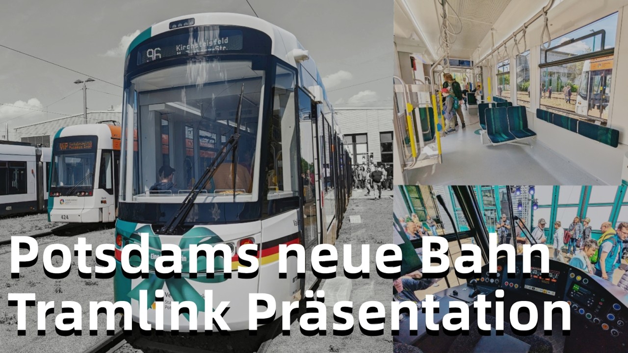 Straßenbahn Potsdam: Tramlink Präsentation + Tag der offenen Tür der ViP Potsdam [HD]