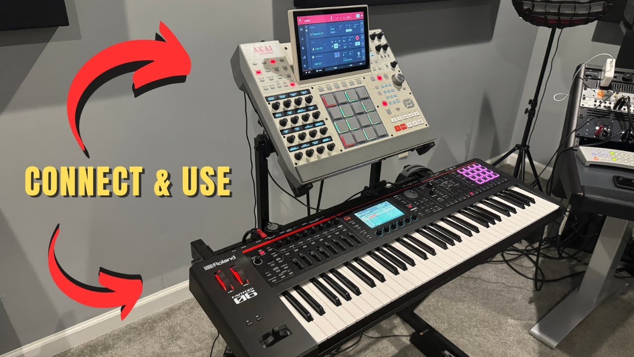 Как подключить и использовать MPC X SE и Roland Fantom 06