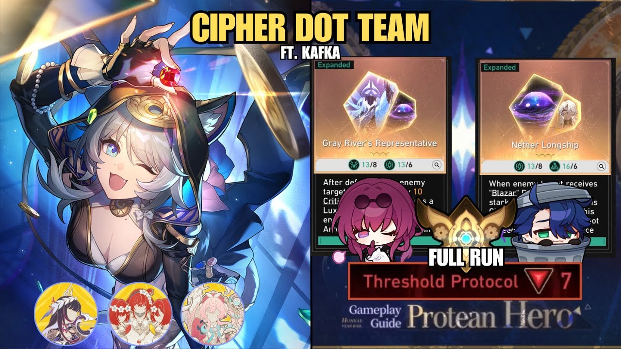 Cipher DOT with Kafka & Sampo - Nether Longship & Gray River's Representative | DU Protean Hero V7