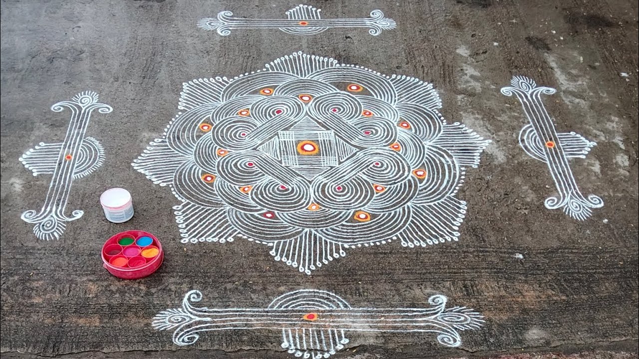 dhanurmasam muggu#sankranthi muggu#yt video#you tube#mutyala muggu#rangoli design#podi kolam#short# 