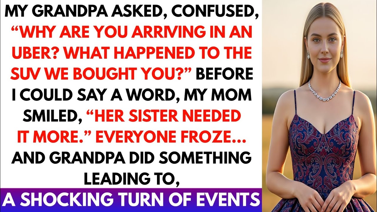 “My Grandpa Was Shocked: ‘Why Are You in an Uber? What Happened to the SUV We Bought You?’ Then I…”