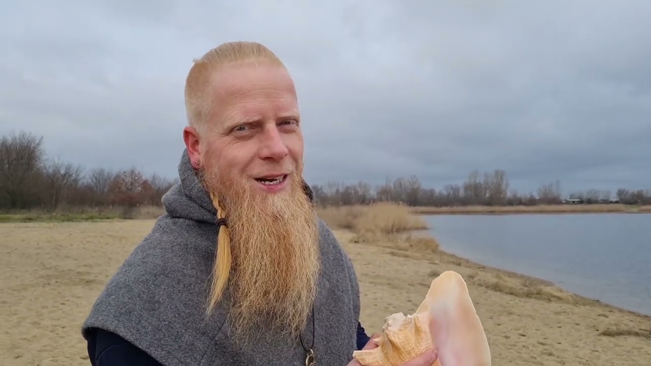 Rau&eth;r - Muschelhorn (Strombus Gigas) Performance