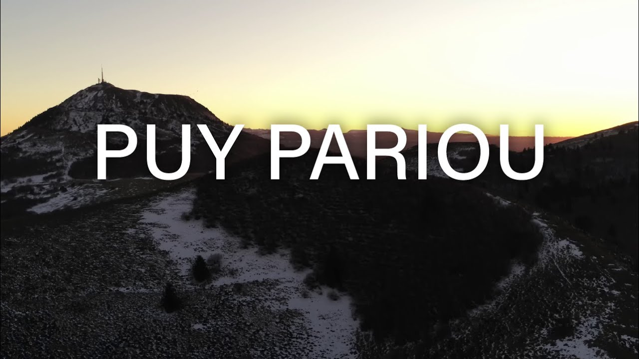 Auvergne : Puy Pariou - Vue a&eacute;rienne &eacute;poustouflante ! [4K] 🌄
