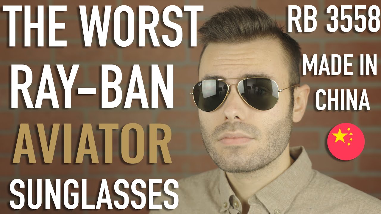 The Worst Ray-Ban Aviator Sunglasses (DO NOT BUY THESE)!!