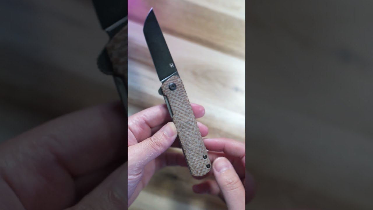 Budget Pocket Knife | Kansept Foosa Micarta | EDC