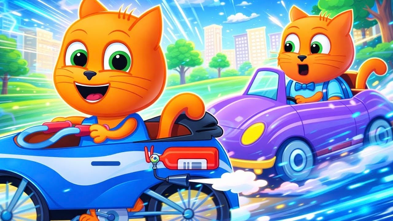 Cats Family en Français - RAPIDE COMME L'ÉCLAIR Animé 2026 en Français 4K
